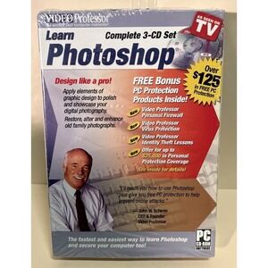 Learn Excel  Software Video Professor 3-CD Disc Set (PC DC-Rom) Brand New Sealed